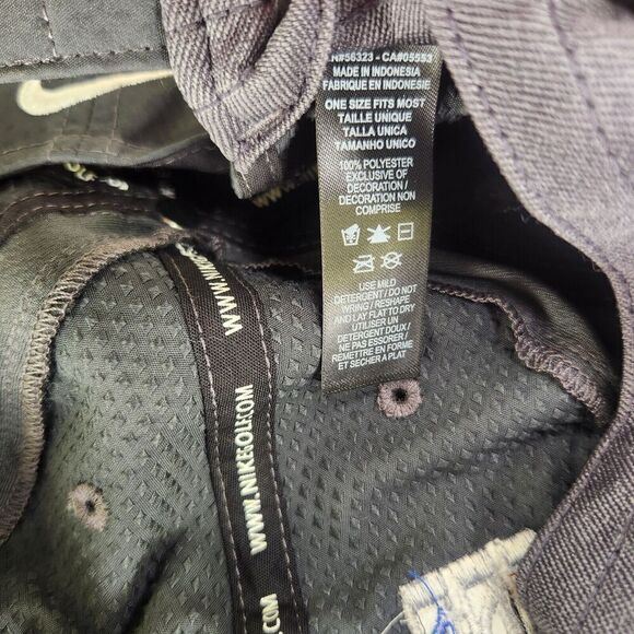 Buick Nike Heritage86 Dri-Fit Strapback Running Hat Cap Black Cars Luxury Swoosh - Picture 11 of 11